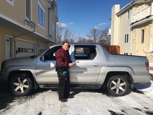 Total Home Inspection en route to a client's home Total Home Inspection en route to a client's home